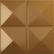 Ekena Millwork 19 5/8in. W x 19 5/8in. H Richmond EnduraWall Decorative 3D Wall Panel Covers 2.67 Sq. Ft. WP20X20RIDVG - alternate 1